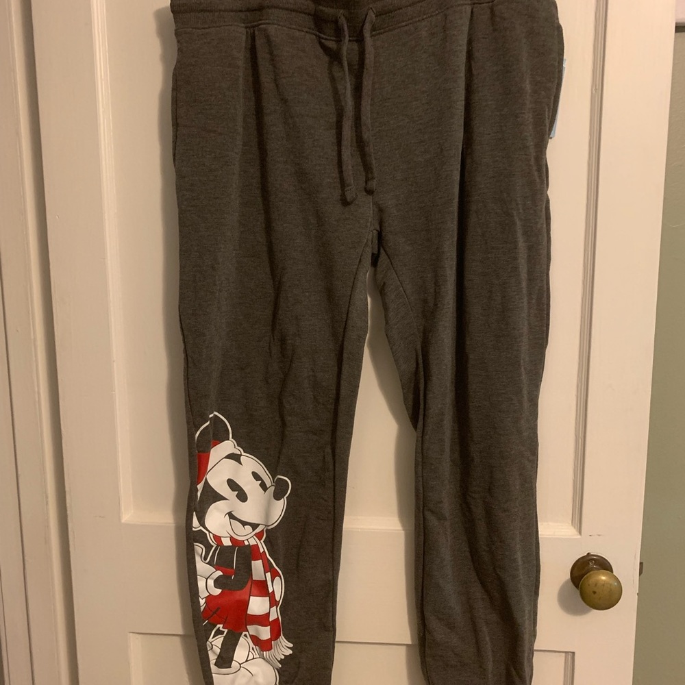 XXL Grey Mickey Mouse Sweatpants